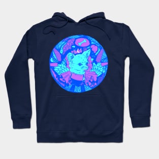 Blue Circle of the Chihuahua Hoodie